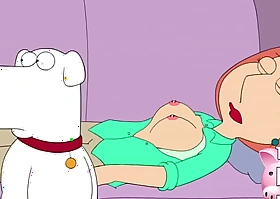 Brian fondles lois griffin!