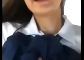 Extreme self-assertive school student viral sex video