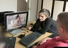 lady choker daddy watching porn