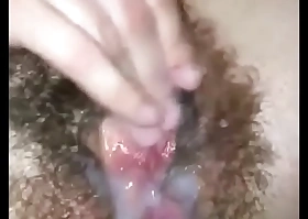 Teen To A Hairy  Pussy Masturbating Back Sketch Be beneficial to BF And Gets Cummed