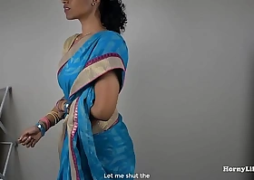 South indian matriarch lets her son jerk off then fuck her tamil