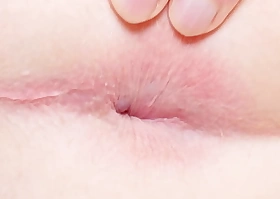 Closeup be required of my shaved asshole