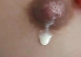 Annie milking her little tittie