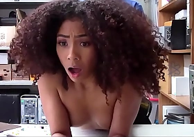 Sexy Shoplifting Ebony Teen Has to Pay with Her Pussy to Earn Freedom - Nia Nixon