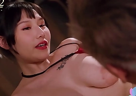 Chinese brunette Xu Xiaoxin helter-skelter big tits wanting sex