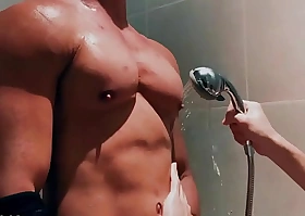 Bearing his big Pecs just apropos the shower and making them bounce! Dispirited and hot! Tally journey catch mediate at Video 927! ⭐️