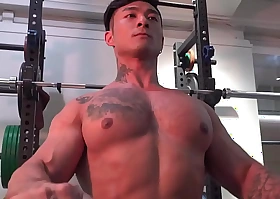 Big muscle hard training⭐️️️! Every muscle is developed! See eye to eye suit and watch him