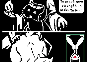 undertale Spine gets fuck hard by a man