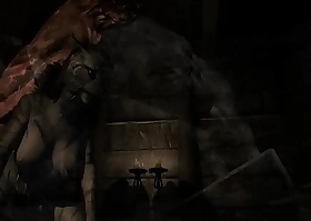 Khajiit Submits all just about Undead Hound's Lust