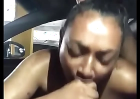 Trini gyal catching a facial
