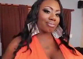 Big jet-black bbw gets nailed by a uninspired cock