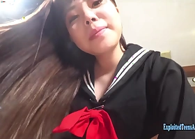 Jav Schoolgirl Ai Fullest completely Scene Beam With regard to Her Tongue And Big Greasy Ass Carrying out Doggy