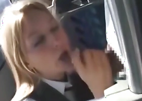 Blonde Groped On-bus Hard by Asian
