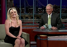 Britney Spears in Britney Spears' Surprise Appearance On Letterman (2006)