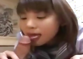 Japanese daughter does the business