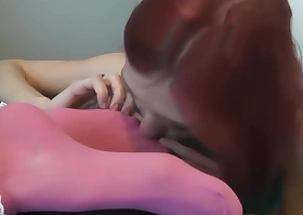 Lesbian Sock Sniffing