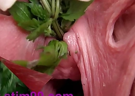 Nettles in peehole urethral insertion nettles & fisting cunt