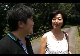 Japanese mom with an increment of stepson spring driveway 2