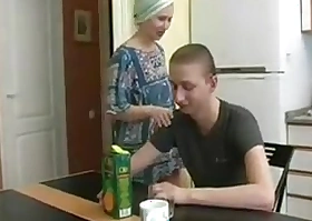 Russian Mom Fucked By Step Daughter