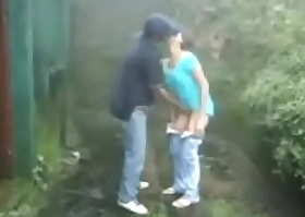Indian Couple Fuck In Make an issue of Rain