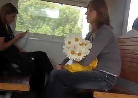 Flashing on a train