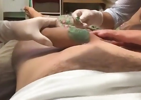 Asianmassagemaster Dot Com: 4 Hand Palpate Waxing And Then Fucking The Palpate Girl At Asian Spa