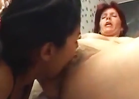 Brazilian Teen Licks Full-grown Matriarch