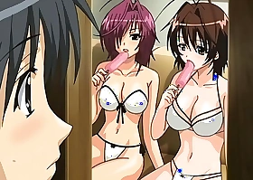 Sisters spied chiefly wide of their step kin hentai