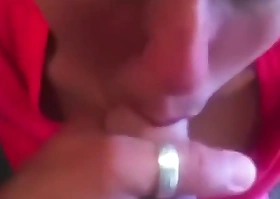 Dick flash my friend and blowjob!