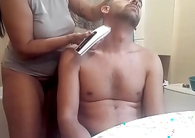 That babe cuts her boy hair and then fucks with him in move by ADR0123