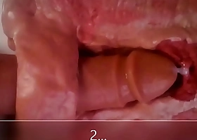 Close up coupled with internal guidance be incumbent on anal dildo fucking