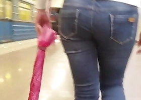 Big thither ass go abroad of the subway