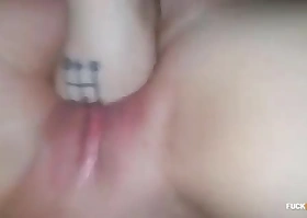 Young couple having very intimate POV sex