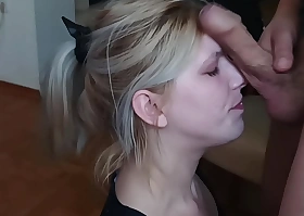 Fuck Toy Blonde Throated and Cum on Face