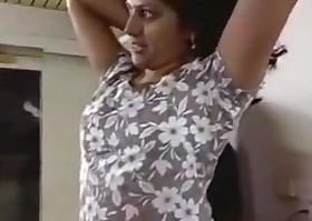 Desi Indian Aunty with Boss In his Flat