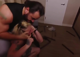 Man gets seduced by ravishing blonde Russian before getting up