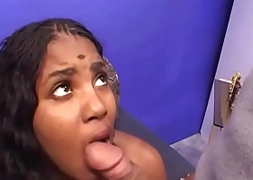 Fat ass indian honey gets twat bitchy by Fat white dick on couch