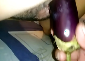 Having it away my tie get under one's knot with a big eggplant