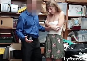 Burglar teen orchestra searched and fucked by functionary