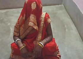 Indian newly fixed devoted to sexy Housewife Suhaagraat at home