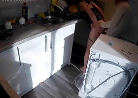 Horny Amateur Get hitched Seduces Plumber In Kitchen