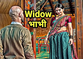 Kin in Law's Friend Caught Indian Desi Bosomy Floozy Widow Bhabhi Having Making love and Pressures Her to Have Fucking Hindi Audio