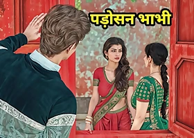 Indian Desi Savita Bhabhi's Pussy Hunger Was Satiated by the Neighbor Hindi Audio