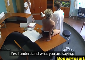 office threeway with nurse with an increment of doctor