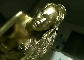 Gold painted Japanese sex