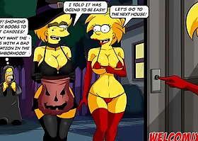 Special Halloween Night! Simpsons Porn! Simptoons!