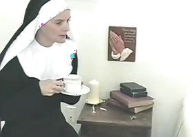 Nun and padlock