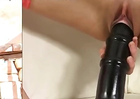 That's never gonna fit inside me! Huge dildo compilation